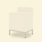 Structure basse blanc crème installée sur un meuble PILOTIS
::visuel:creme