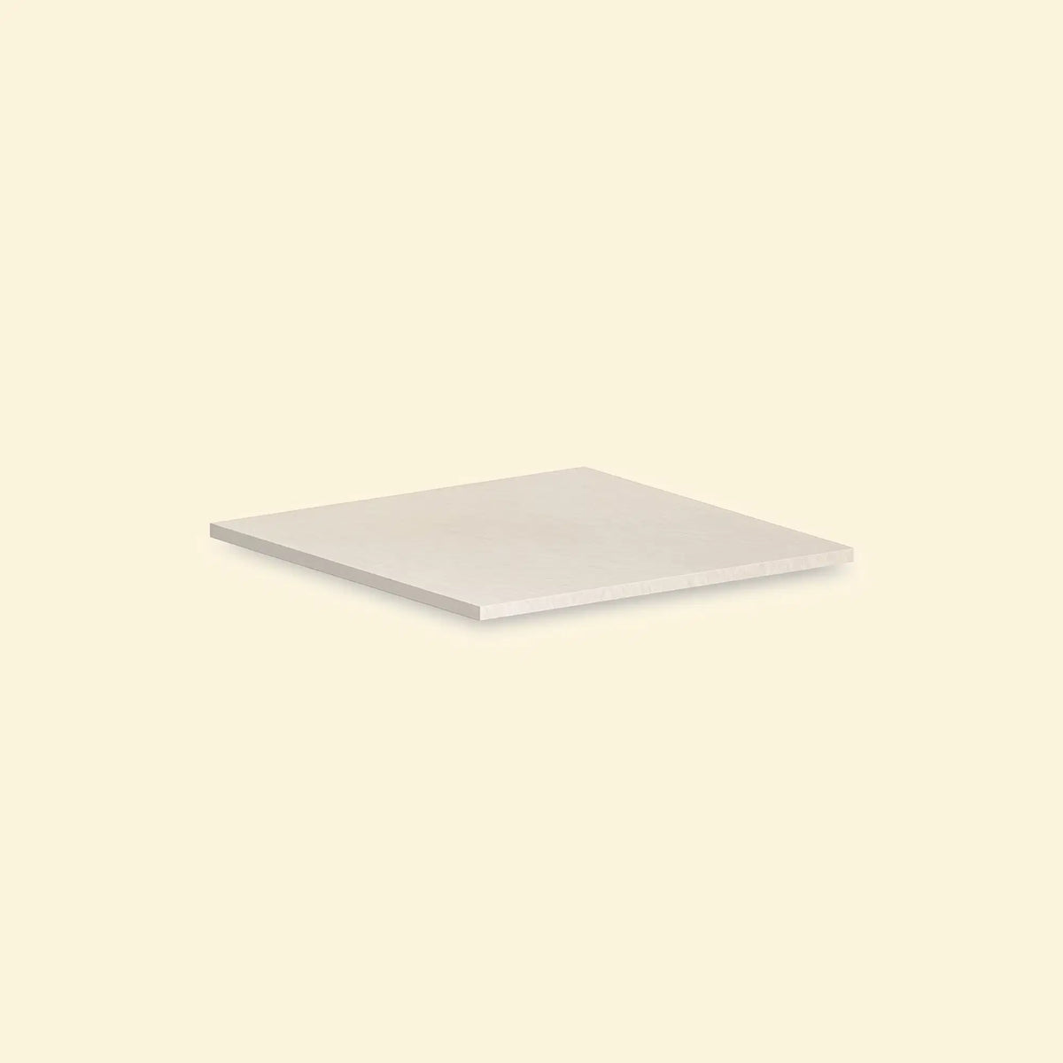 Plan de travail d'angle en céramique blanc pour cuisine extérieure Pilotis Vivaplancha.
::visuel:creme