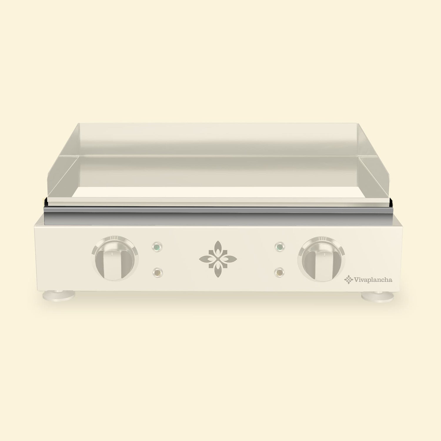 Destacamos el recipiente recogegrasas de la plancha Vivaplancha, mientras que el resto del aparato se muestra intencionadamente difuminado.