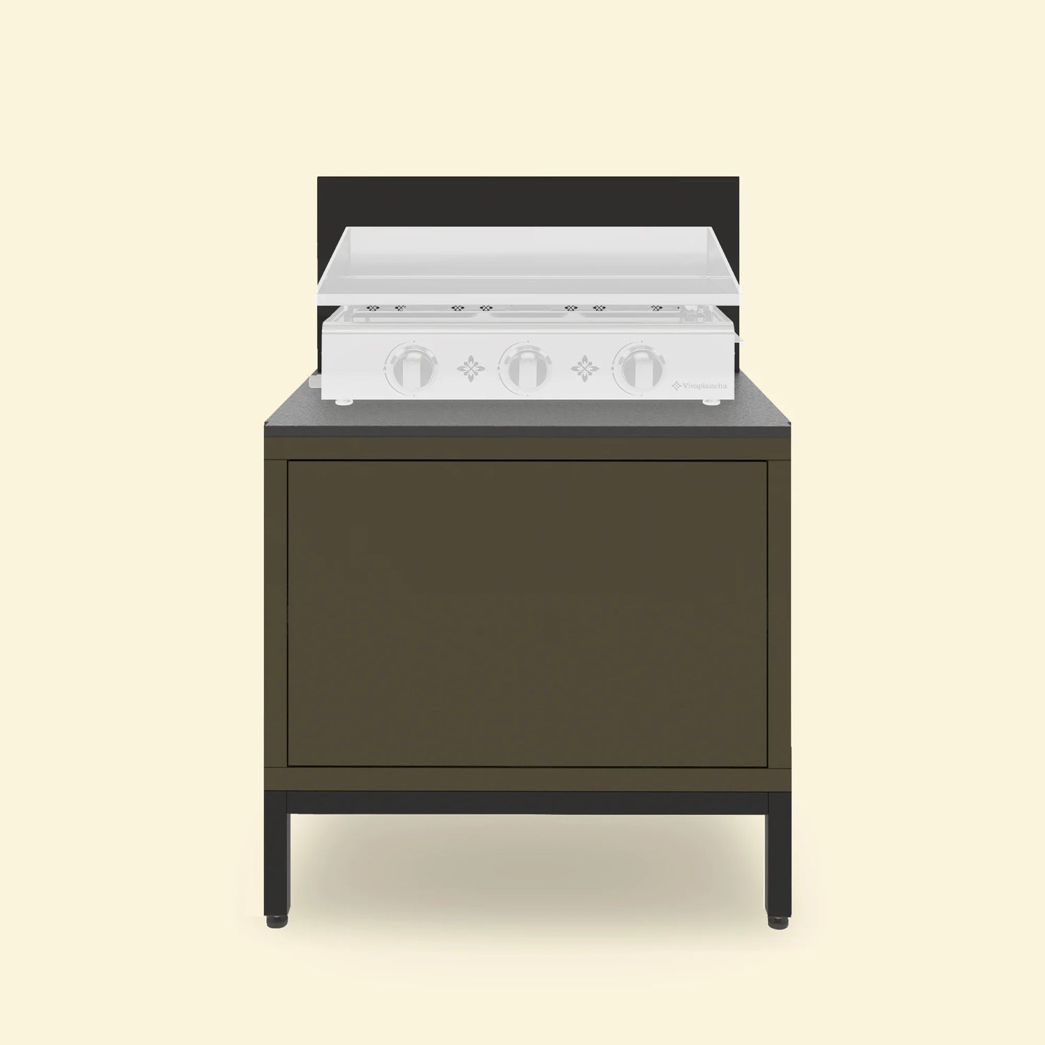 Mueble para plancha de cocina exterior PILOTIS